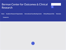 Tablet Screenshot of bermancenter.org